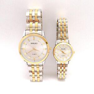 Đồng hồ nữ Halei n502 demi mặt trắng