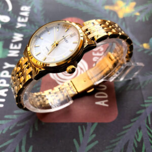 Đồng hồ nam Halei 552 vàng mặt trắng