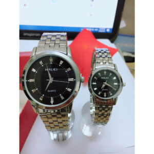 Đồng hồ nữ Halei 502 trắng mặt đen