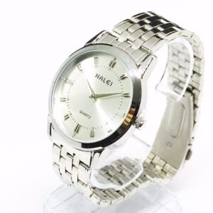 Đồng hồ nam Halei 502 trắng mặt trắng