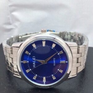 Đồng hồ nam Halei 502 trắng mặt xanh