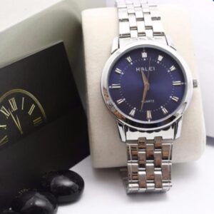 Đồng hồ nam Halei 502 trắng mặt xanh