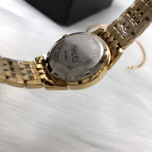 Đồng hồ nữ Halei 562 vàng mặt trắng