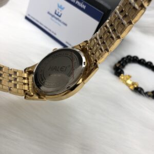 Đồng hồ nam Halei 562 vàng mặt trắng