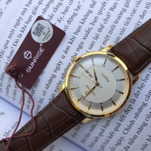 Đồng hồ nam dây da Sunrise 780